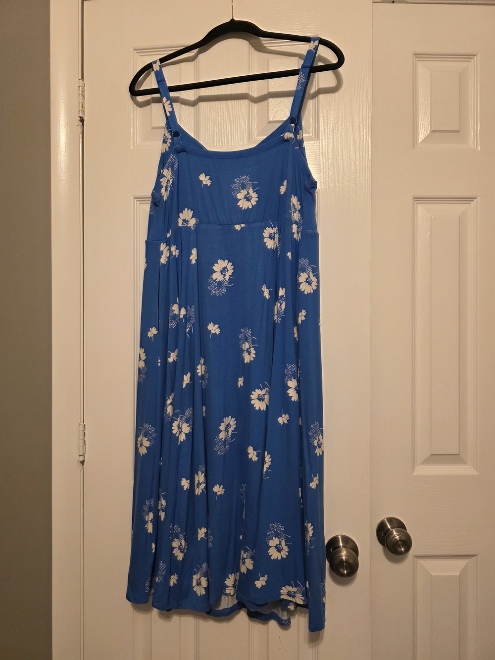 Blue Floral Button-Front Sundress - Picture 2 of 3